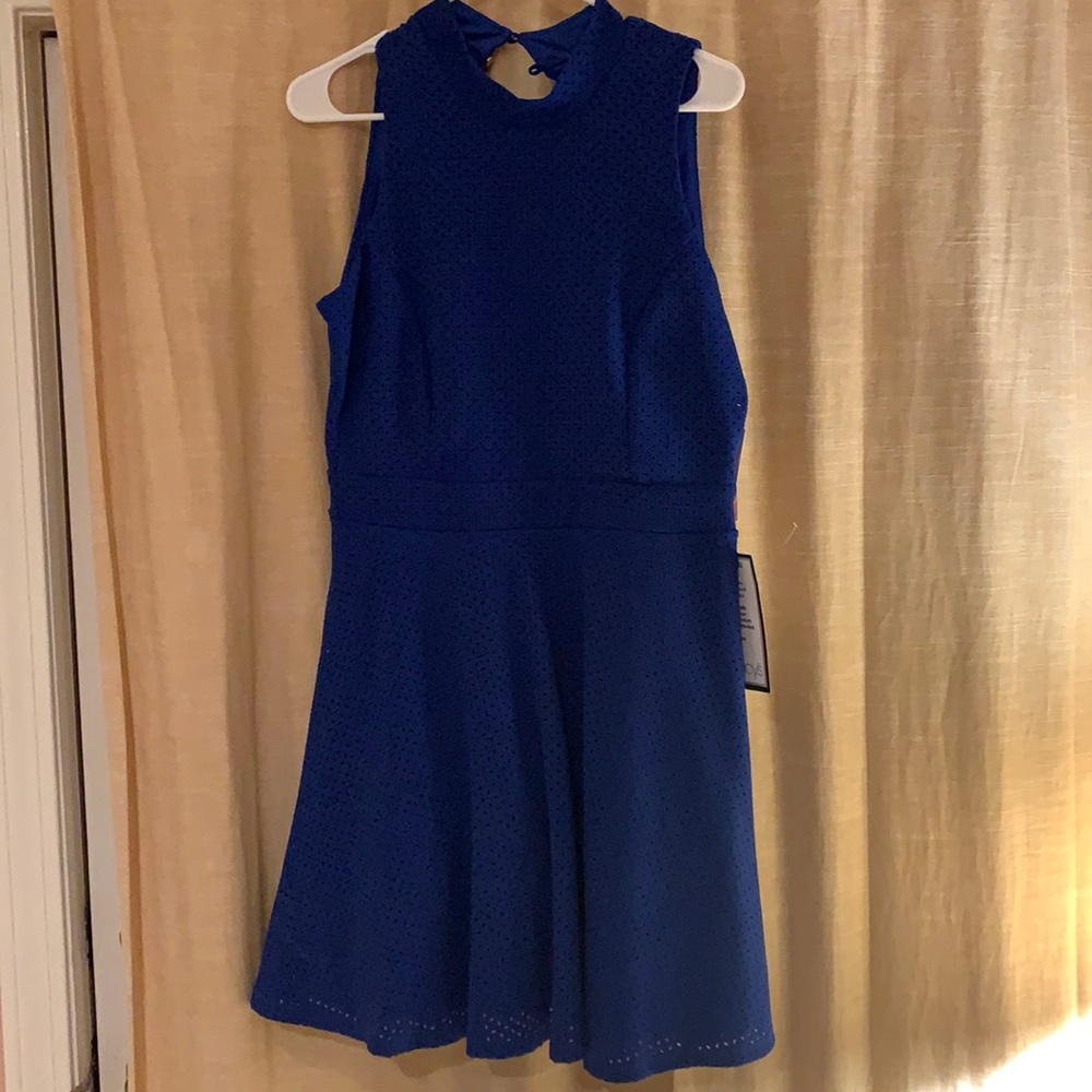 Royal blue dress